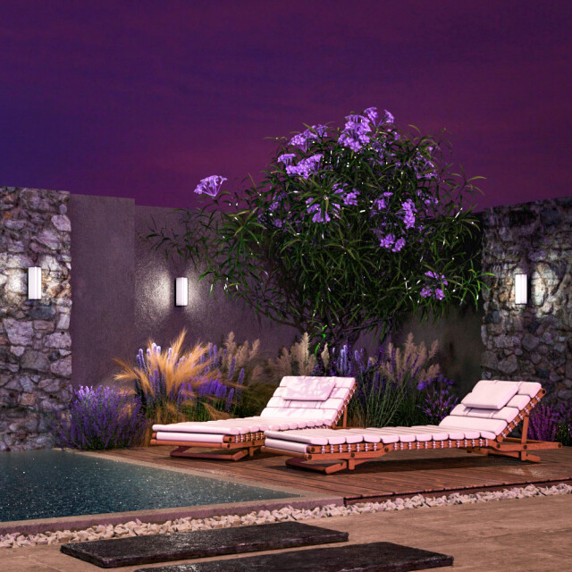 Maytoni Outdoor wandlamp rock grafiet Ø9,8 2994915 large