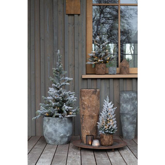 J-Line bloempot ruw metaal 40x40x37.5cm 3007517 large