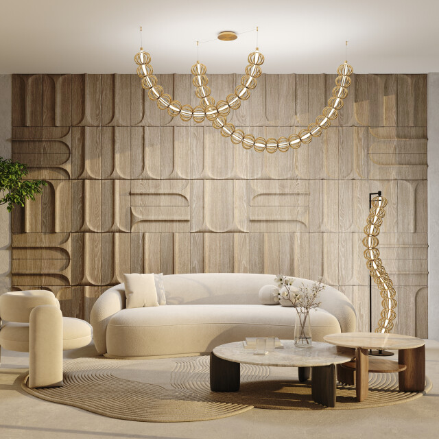 Maytoni vloerlamp golden cage - 2993636 large