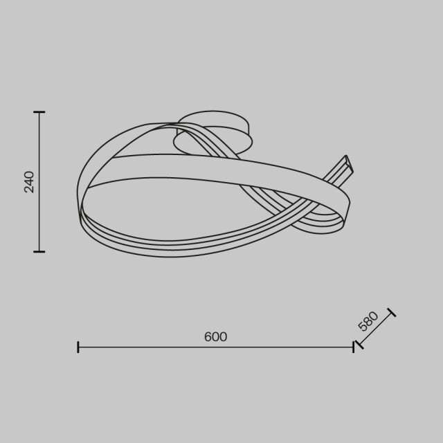 Maytoni plafondlamp plons messing 3173310 large