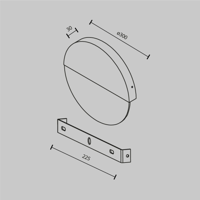 Maytoni wandlamp jupiter - Ø30 2993668 large