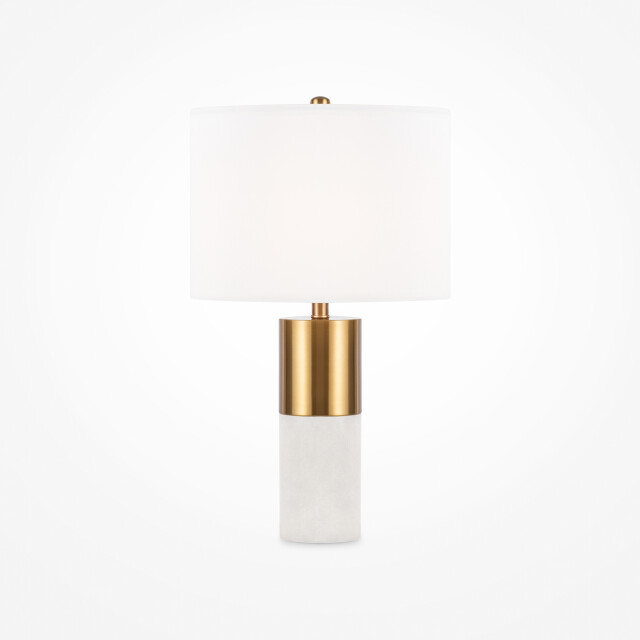 Maytoni tafellamp bianco messing Ø39 2994051 large