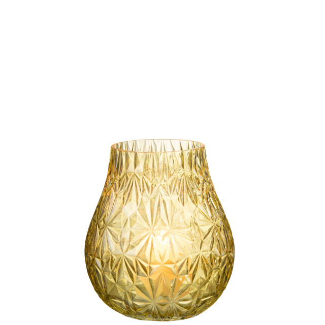 J-Line vaas nox geslepen glas small 18.8x18.8x22.5cm 2997660 large