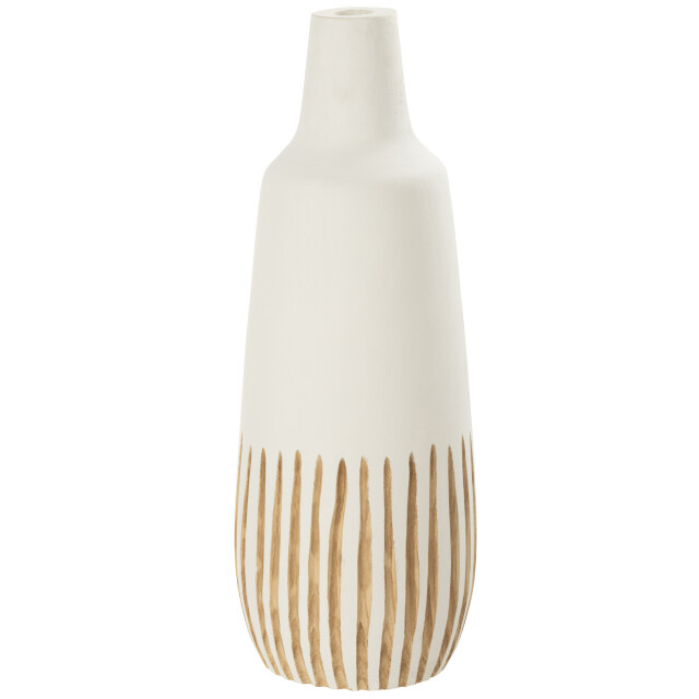 J-Line vaas ying hout large 21x21x56cm 2997767 large
