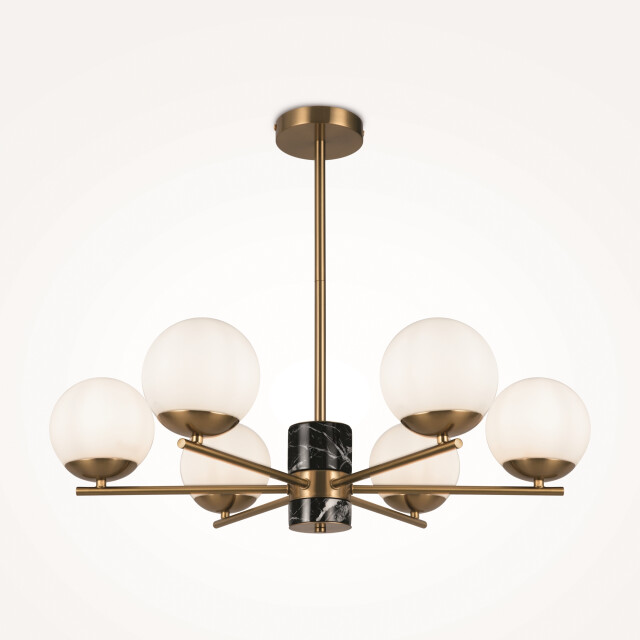 Maytoni hanglamp marble messing Ø67 2994290 large