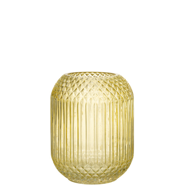 J-Line vaas recht geslepen glas medium 18.5x18.5x19cm 2997663 large