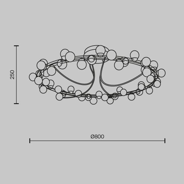 Maytoni plafondlamp tessara - Ø80 3173321 large