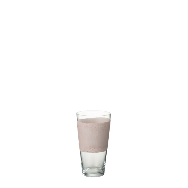 J-Line vaas delph glas transparant/licht extrasmall 14x14x25cm 2997729 large