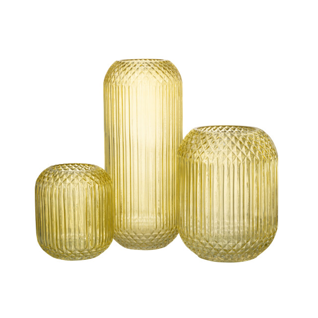 J-Line vaas recht geslepen glas large 15.5x15.5x36.5cm 2997664 large