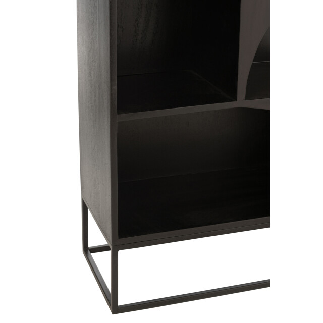 J-Line rek mode mango hout/mdf 90x33x168cm 3002348 large
