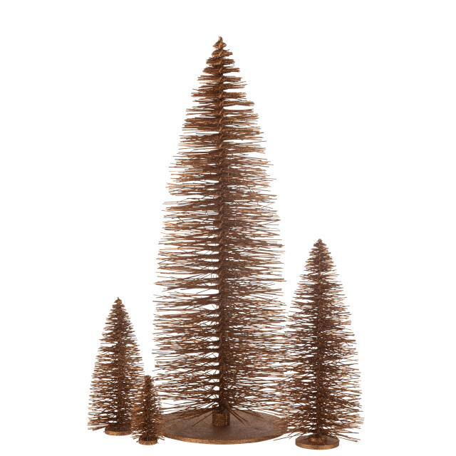 J-Line kerstboom decoratief glitter hout extra large 50x50x140cm 3009828 large