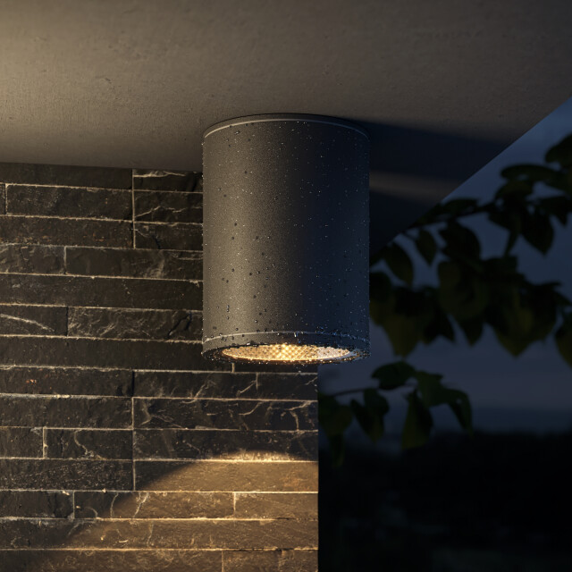 Maytoni Outdoor plafondlamp bar grafiet Ø9 2994864 large