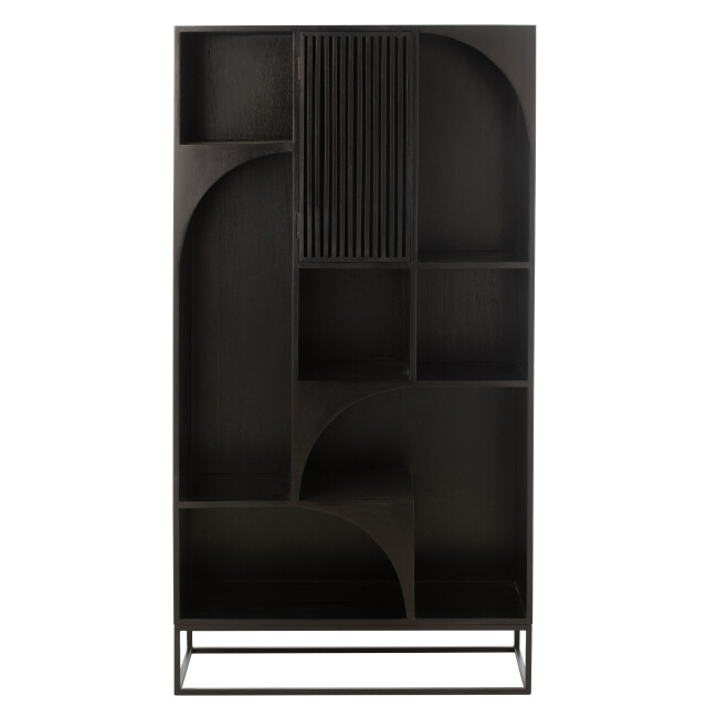J-Line rek mode mango hout/mdf 90x33x168cm 3002348 large