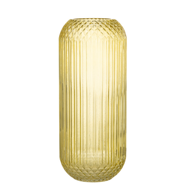 J-Line vaas recht geslepen glas large 15.5x15.5x36.5cm 2997664 large