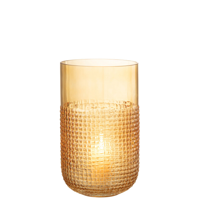 J-Line vaas patroon glas medium 15x15x25.5cm 2997678 large