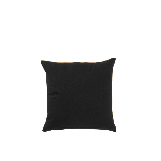 J-Line kussen olifant textiel naturel/zwart small 45x45x10.5cm 3065977 large