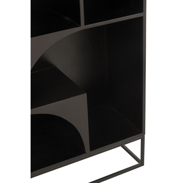 J-Line rek mode mango hout/mdf 90x33x168cm 3002348 large