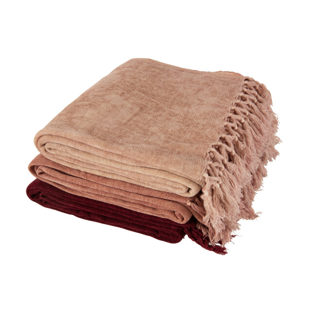 J-Line plaid kwast viscose 170x130x0.5cm 3002998 large