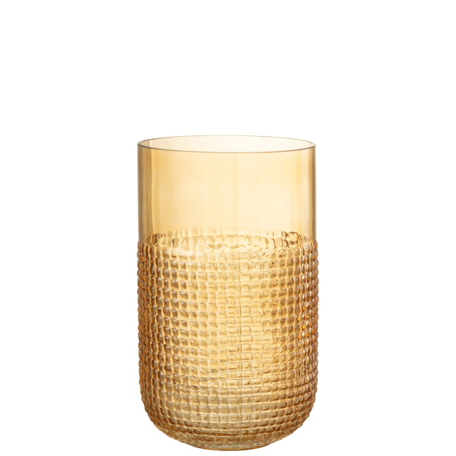 J-Line vaas patroon glas medium 15x15x25.5cm 2997678 large