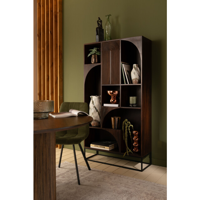 J-Line vaas openbloeien glas medium 9.5x9.5x33cm 2998742 large