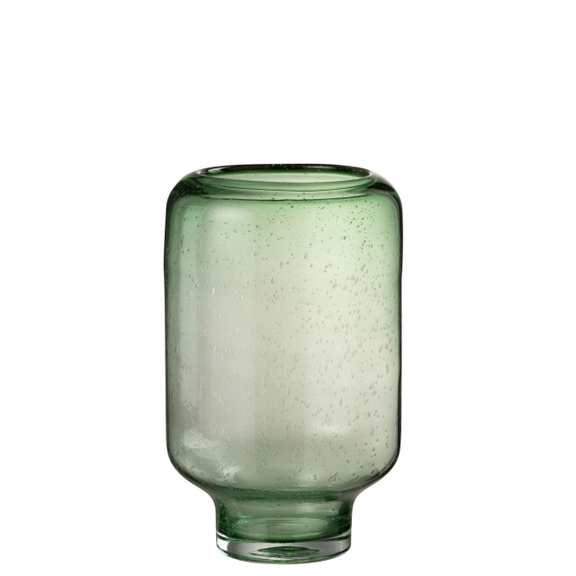 J-Line vaas nora op voet rond glas licht large 22x22x36cm 2998163 large