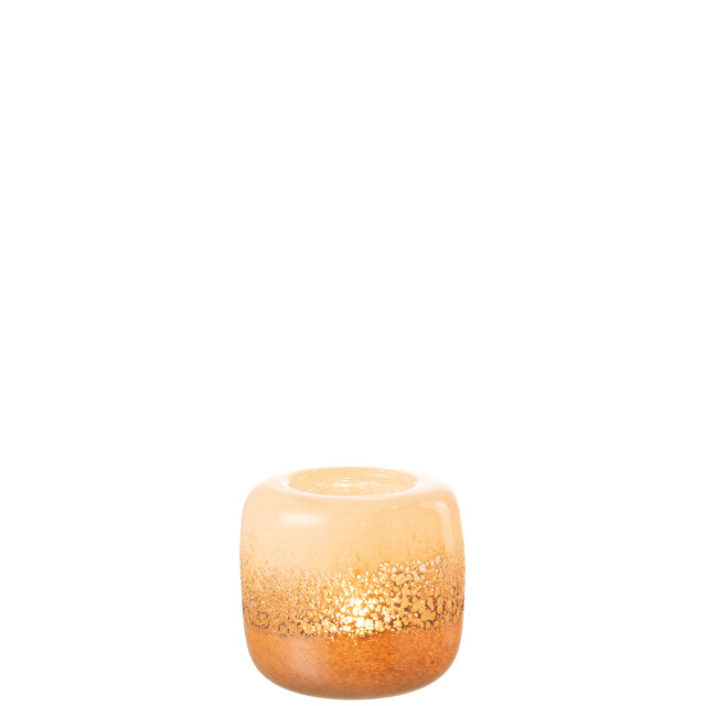 J-Line vaas opi glas /beige small 15x15x14cm 2997639 large