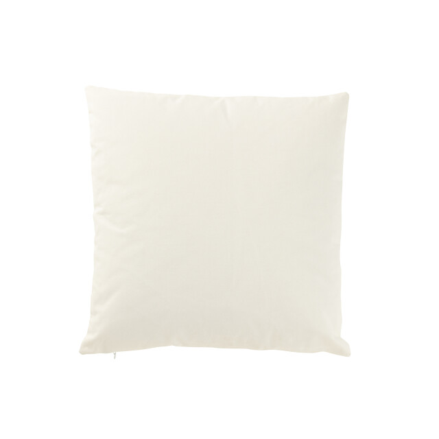 J-Line kussen motief vierkanten polyester 45x45x13cm 3002545 large
