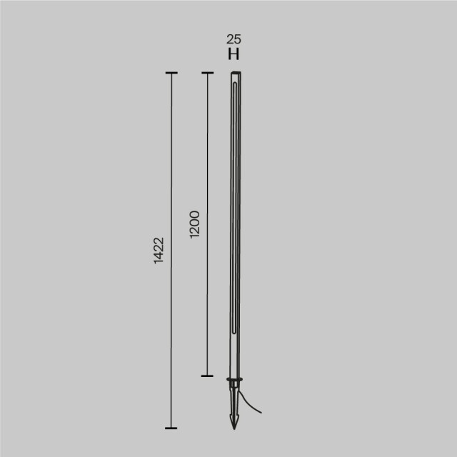 Maytoni Outdoor landschapsverlichting pole grafiet 3004614 large