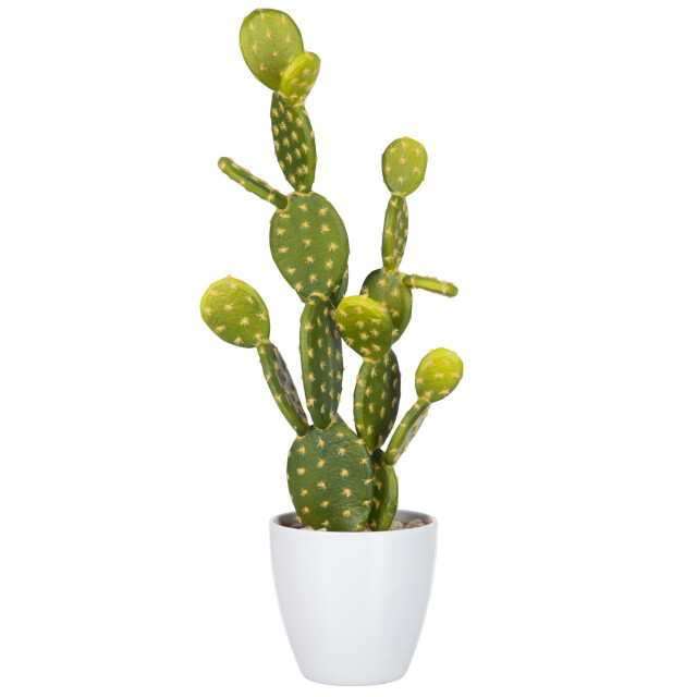 J-Line vijgcactus /melamine wit large 16x16x57cm 3002880 large