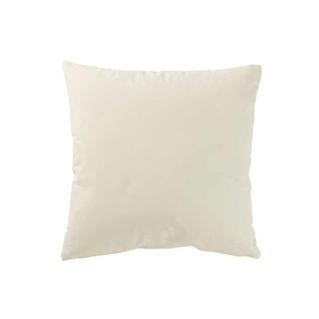 J-Line kussen kerstboom franjes+pompoms katoen /goud 45x45x12cm 3009853 large