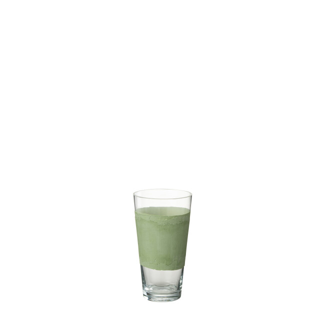 J-Line vaas delph glas transparant/ extrasmall 14x14x25cm 2997738 large