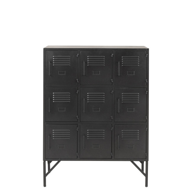 J-Line kast 9 deuren metaal 86x41x113.5cm 2986971 large