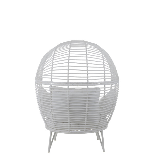 J-Line loungestoel ovaal staal 117x110x151cm 3003526 large