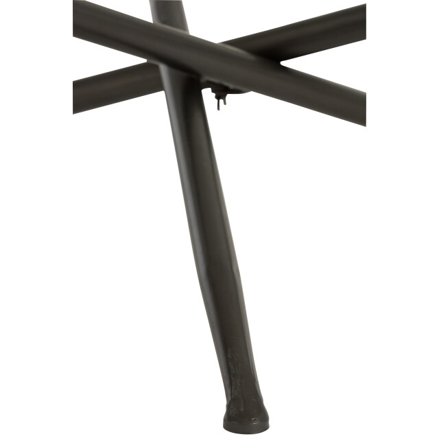 J-Line tafel rond hout/glas large 100x100x40cm 3004125 large