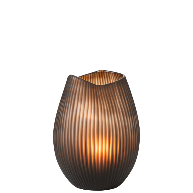 J-Line vaas streep glas large 21x21x31.5cm 2997845 large