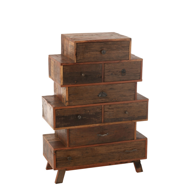 J-Line kast vinto gerecycleerd hout 76x35x109cm 3015449 large