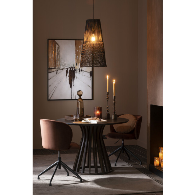 J-Line fles+stop effen decoratief hoog glas large 11x11x44cm 3000534 large