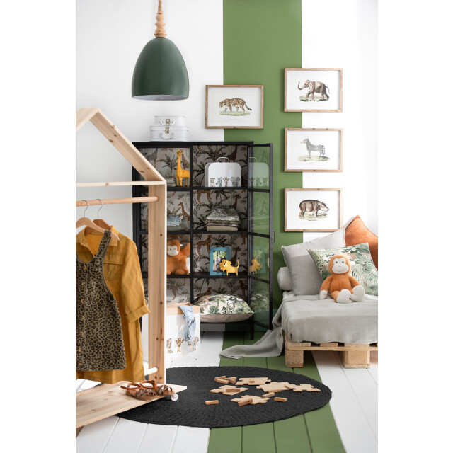 J-Line tapijt rond jute 150x150x1cm 3065622 large