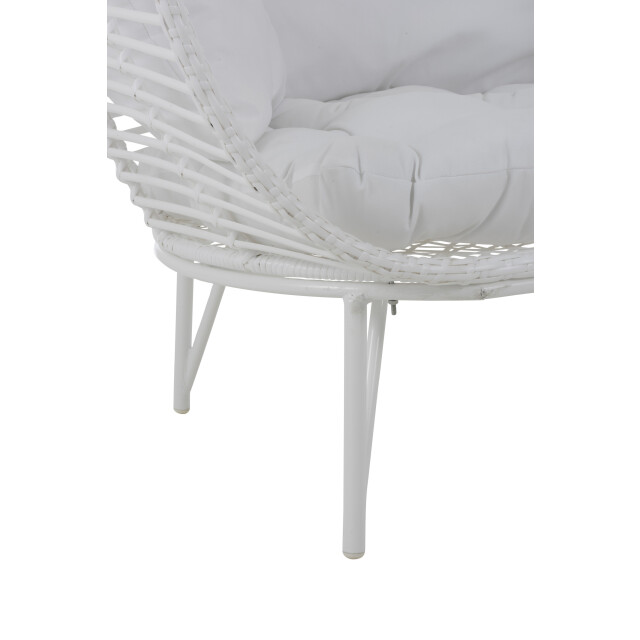 J-Line loungestoel ovaal staal 117x110x151cm 3003526 large