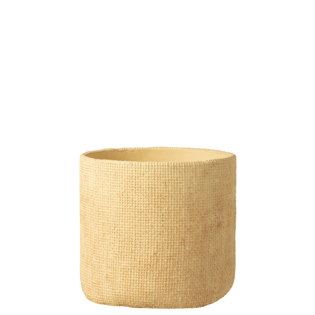 J-Line bloempot sunny cement large 26x26x23.5cm 3006468 large