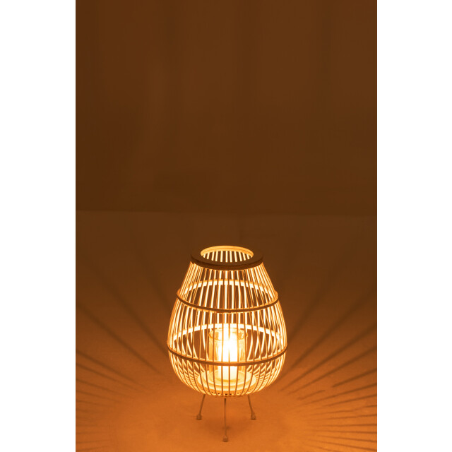 J-Line lantaarn daya hout mat small 31x31x47.5cm 3006197 large