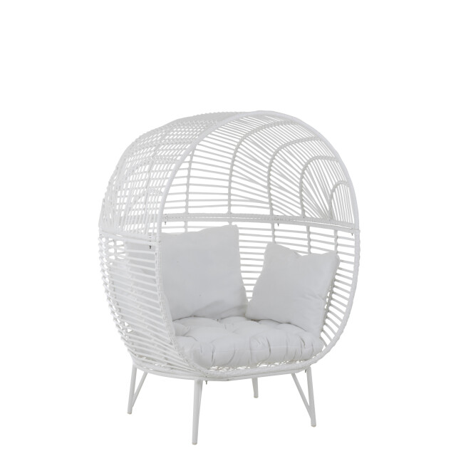 J-Line loungestoel ovaal staal 117x110x151cm 3003526 large
