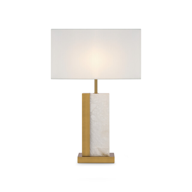 Maytoni tafellamp bianco messing Ø45 2994053 large