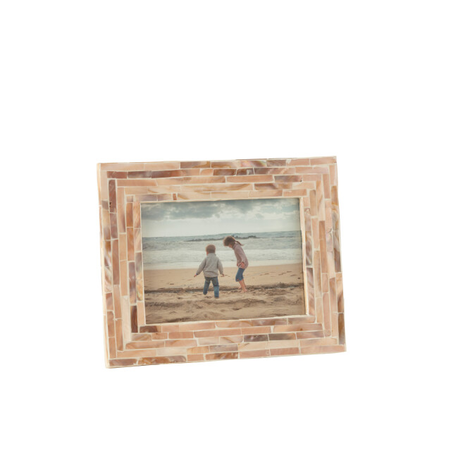 J-Line fotokader nuye schelpen/mdf 12x17cm 20x10x25cm 3006551 large