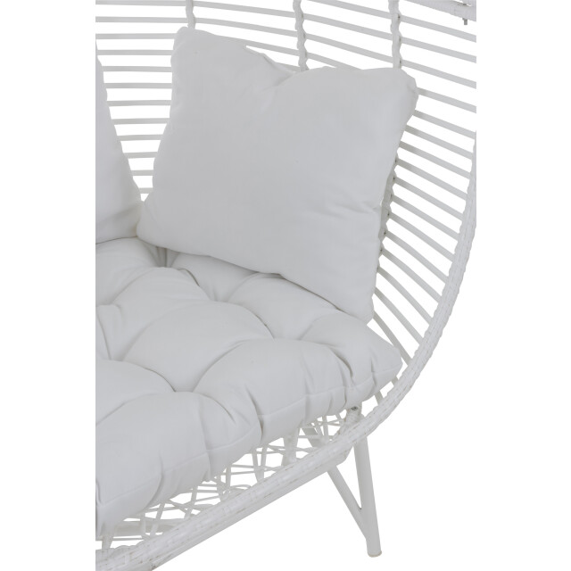 J-Line loungestoel ovaal staal 117x110x151cm 3003526 large