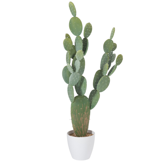 J-Line cactus+pot plastic /melamine wit xl 60x24.5x130cm 3002952 large