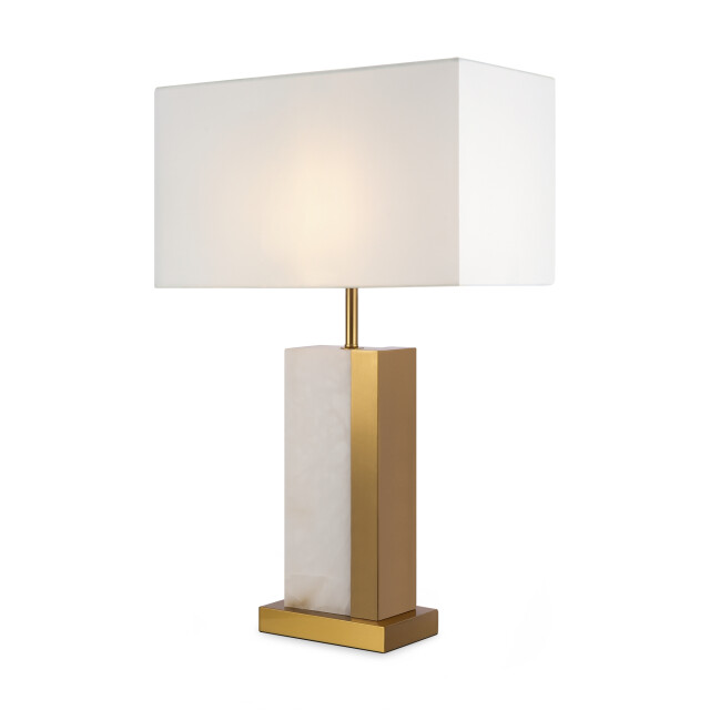 Maytoni tafellamp bianco messing Ø45 2994053 large