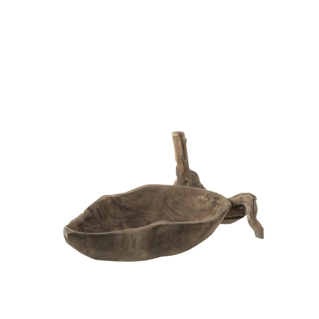 J-Line decoratie schaal hout 35x19x12.5cm 3006408 large