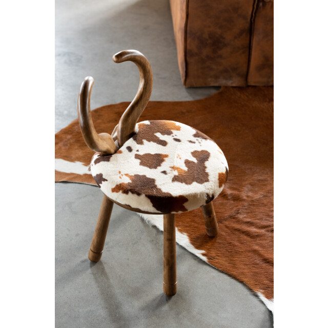 J-Line koeienvel leer /wit 3-4m² 230x240x2cm 3065646 large