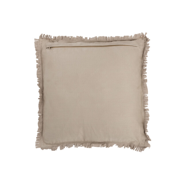 J-Line kussen kruis vierkant leder 42x41x12cm 3000455 large